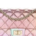 Metallic Goatskin Quilted Mini 2.55 Reissue Flap Multicolor - Image 8