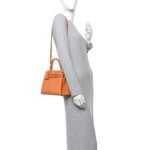 Ostrich Kelly Sellier 25 Abricot - Image 2