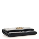 Lambskin Quilted Chanel 19 Flap Wallet Black - Image 4