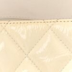 Distressed Patent Jumbo Single Flap White - Image 11