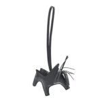 Milo Lambskin Grigri Rodeo Pegase Horse Bag Charm PM Ardoise