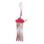 Swift Silk Twill Cord Cloud Bag Charm  Rose Pourpre - Image 2