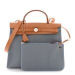 Military Toile Vache Hunter Herbag Zip PM 31 Bleu Lin - Image 3