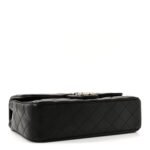 Lambskin Quilted Medium Westminster Pearl Flap Black - Image 4
