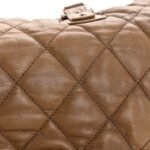 Lambskin Quilted Cloudy Bundle North South Tote Beige - Image 13