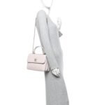 Lambskin Quilted Small Trendy CC Flap Dual Handle Bag Lilas Lilac - Image 2