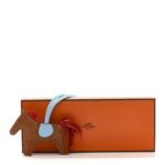 Milo Lambskin Grigri Rodeo Horse Bag Charm PM Gold Rouge Indien Celeste - Image 4