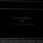 Lambskin Quilted Small Top Handle Vanity Case With Chain Black - Image 6