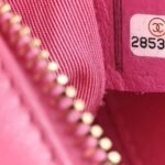 Tweed Calfskin Small Gabrielle Hobo Pink - Image 7