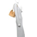 Suede Quilted Mini Chanel 25 Handbag Beige - Image 2
