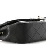 Lambskin Quilted Extra Mini V For Victory Flap Black - Image 9