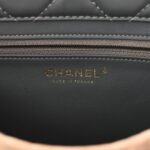Shearling Sheepskin Single Flap Gray Pink Beige - Image 6