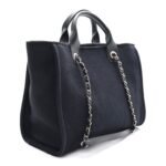 Mixed Fibers Small Deauville Tote Black - Image 4