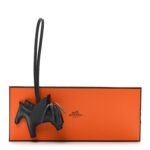 Milo Lambskin Grigri Rodeo Pegase Horse Bag Charm PM Ardoise - Image 5