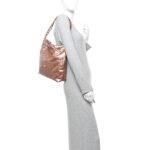 Metallic Calfskin Quilted Small Chanel 22 Pink - Image 2