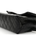 Grained Calfskin Quilted 2.55 Reissue Flap Belt Bag Clutch Black - Image 11