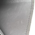 Metallic Caviar Quilted Compact Flap Wallet Silver - Image 13