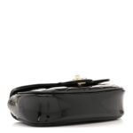 Patent Calfskin Quilted Mini Clutch Black - Image 4