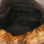 Rabbit Fur Chain Flap Brown - Image 5