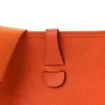 Taurillon Clemence Evelyne III PM Orange - Image 7