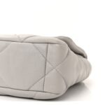 Lambskin Quilted Medium Chanel 19 Flap Grey - Image 10