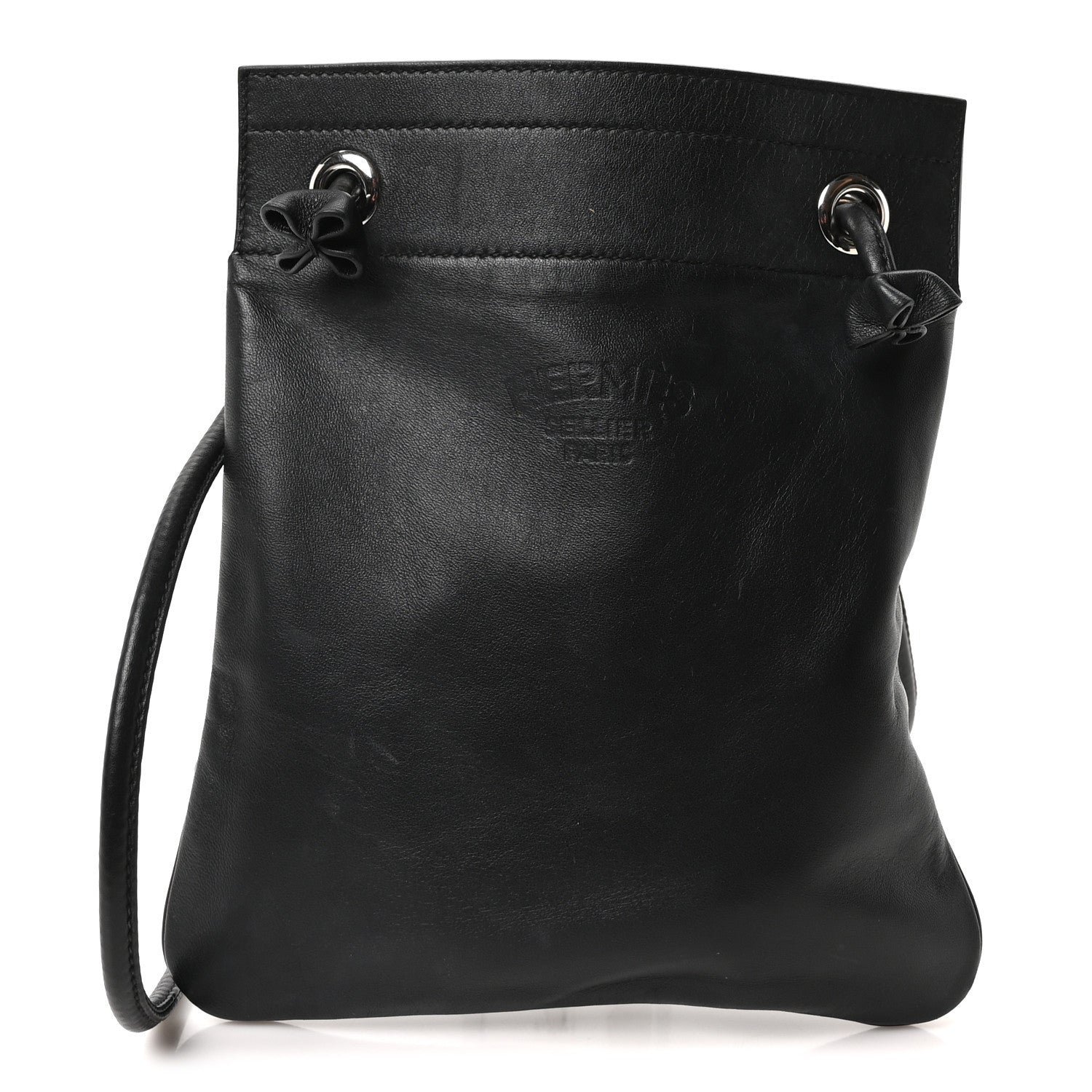 b16bee75662ba72df4e117f08528d5ae.jpg Milo Lambskin Swift Mini Aline Black - Image 1