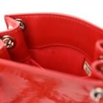 Patent Crossbody CC Phone Holder Red - Image 11