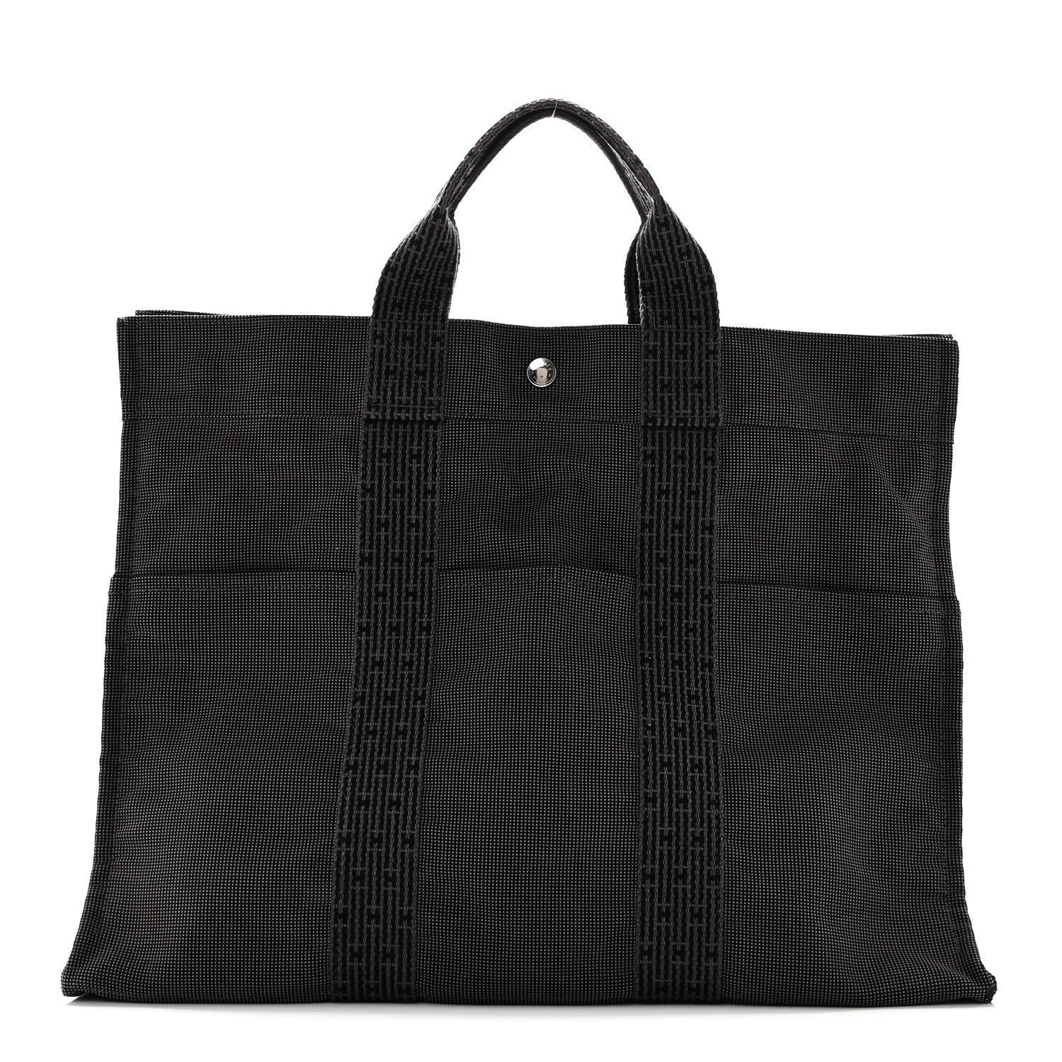 b5584d6f7664ee7df56539fd7ee963a9.jpg Canvas Herline MM Tote Grey - Image 1