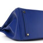 Epsom Birkin 35 Bleu Electrique - Image 8