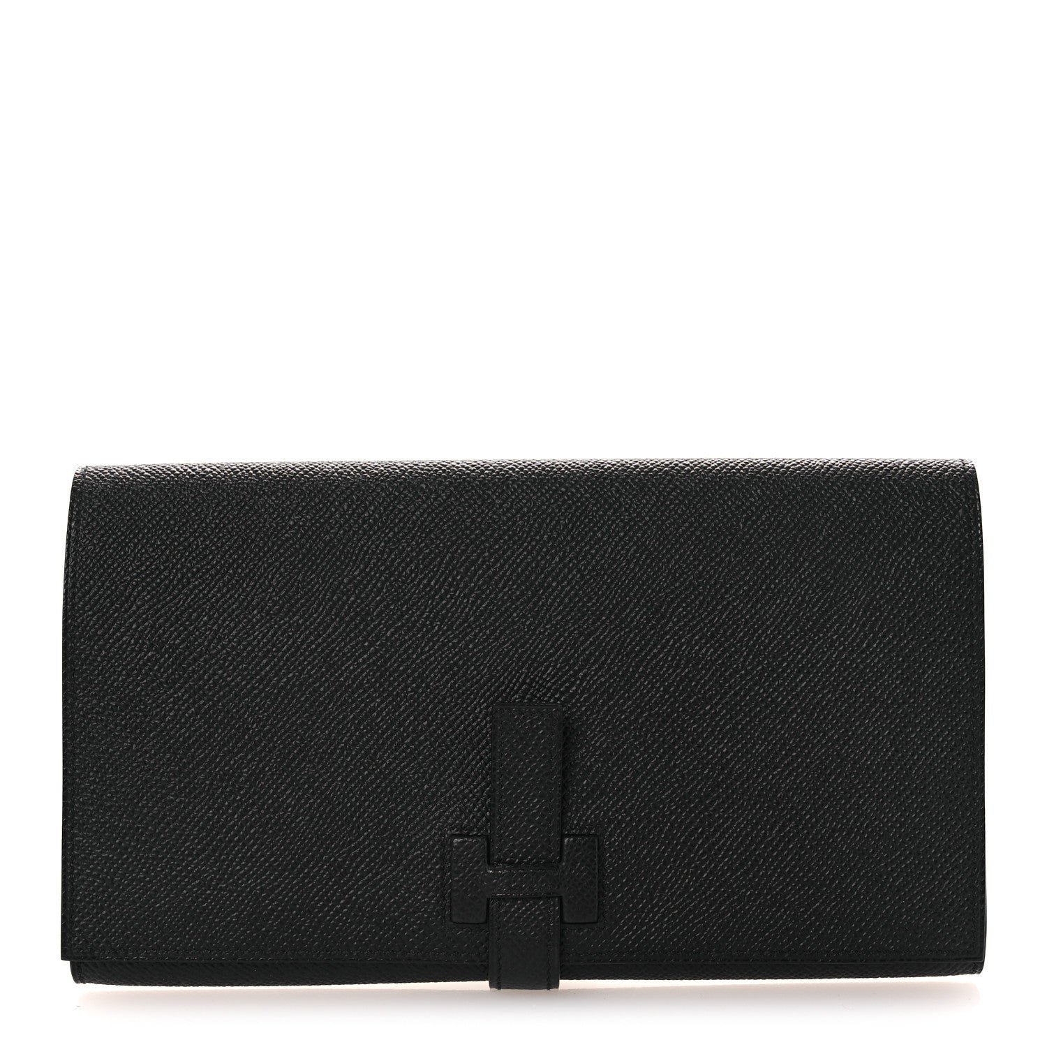 b88f88414a0bd1fe30c38df27f049a8b.jpg Epsom New H Passant Toutenmain Wallet Black - Image 1