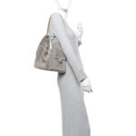 Suede Quilted Small Chanel 25 Handbag Dark Grey - Image 2
