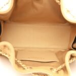 Suede Quilted Mini Chanel 25 Handbag Beige - Image 5
