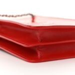 Patent Crossbody CC Phone Holder Red - Image 9