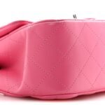 Lambskin Quilted Mini Square Flap Pink - Image 9