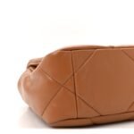 Lambskin Quilted Medium Chanel 19 Flap Brown - Image 9
