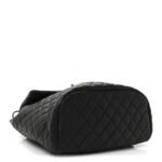 Lambskin Quilted Large Urban Spirit Backpack Black - Image 4
