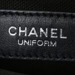 Lambskin Quilted Uniform Crossbody Bag Black - Image 6