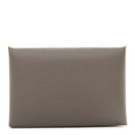 Epsom Verso Calvi Card Case Etain Vert Criquet