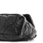 Lambskin Quilted Large Chanel 19 Flap Black - Image 10