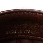 Lambskin Quilted Card Holder Burgundy - Image 7