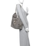 Suede Quilted Medium Chanel 25 Handbag Grey - Image 2