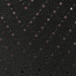 Perforated Grained Calfskin Large Shopping Tote Black - Image 8