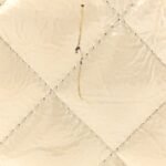 Distressed Patent Jumbo Single Flap White - Image 12