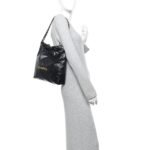 Shiny Calfskin Quilted Small Chanel 22 Black - Image 2