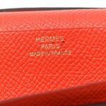 Epsom Bearn Gusset Wallet Orange Poppy - Image 6