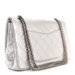 Metallic Lambskin Quilted 2.55 Reissue 227 Flap Silver - Image 3