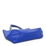 Taurillon Clemence Double Sens 36 Reversible Tote Graphite Bleu Electrique - Image 6