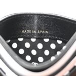 Lambskin Quilted Pearl CC Chanel Card Holder Black - Image 7