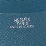 Epsom Hermesnap Card Holder Bleu Jean - Image 6