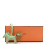 Milo Lambskin Grigri Rodeo Horse Bag Charm PM Vert Criquet - Image 4